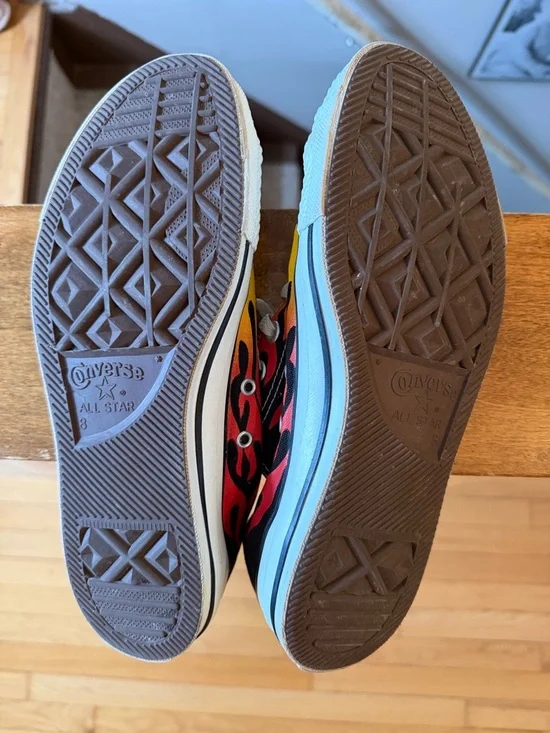 Converse All Star Vintage Flame Low Sneakers - Picture 8 of 8